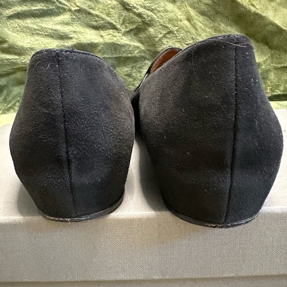 Aquatalia Women's Dark Suede Loafers - Picture 6 of 8